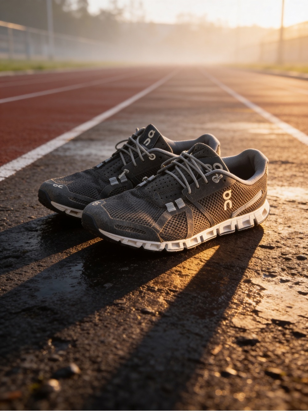 On Women's Running Shoes in Black and White - Lightweight Performance
